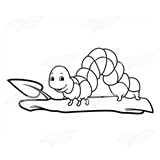 Inchworm Clip art | Clipart.dev