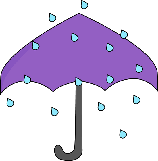 Umbrella Image, purple umbrella with rain drops on it | Clipart.dev